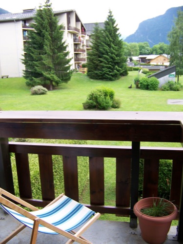Location Samoens : balcon