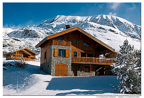 location chalet alpes au pied des pistes