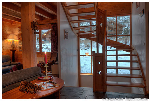 Location Alpe d'Huez : Chalet confortable et lumineux