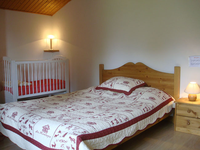 Location Samoens : Chambre sud