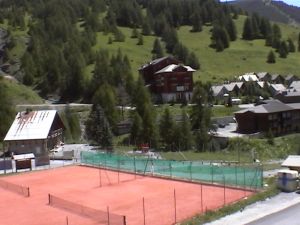 Location Val d'Allos-La Foux : Vue du balcon