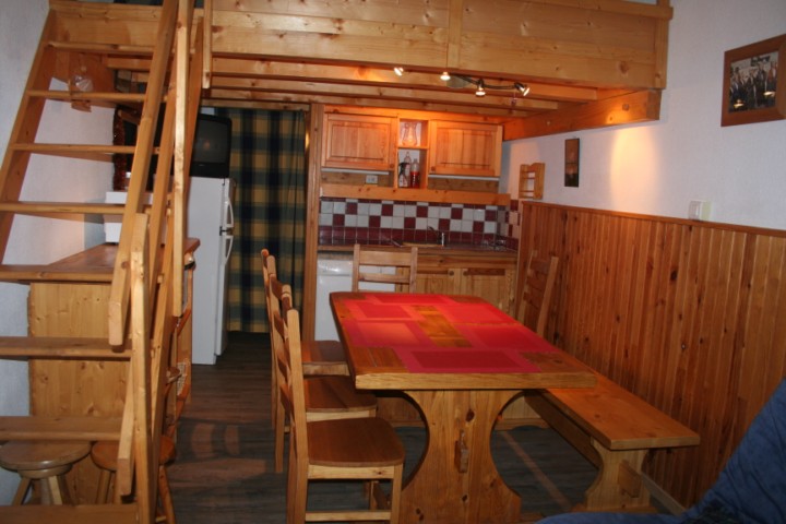 Location Les Arcs : coin repas