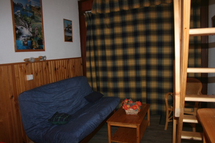 Location Les Arcs : coin séjour