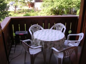 Location Samoens : Balcon
