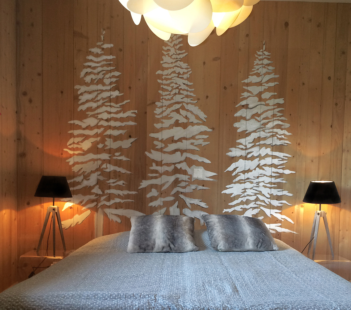 Location Megève : chambre