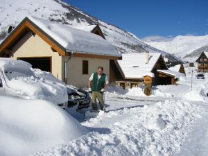Location Saint Jean d'Arves : Le parking