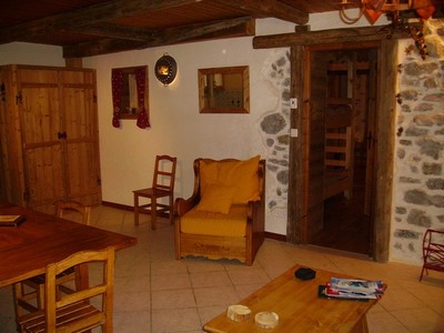 Location Valloire : Vue sejour