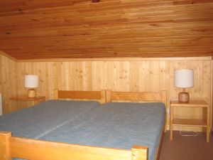 Location Meribel : chambre des parents