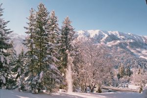 Location Meribel : vue de l'appartement