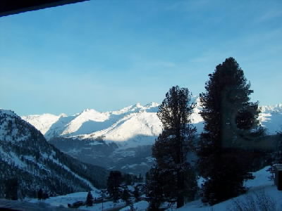 Location Les Arcs : vue sur le MONT BLANC