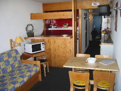 Location Les Arcs : vue sur la cuisine