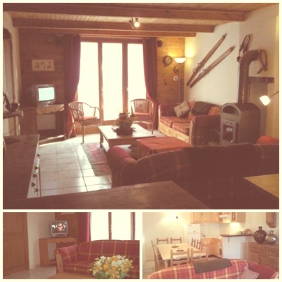 Location Valloire : CUISINE SALLE SALON