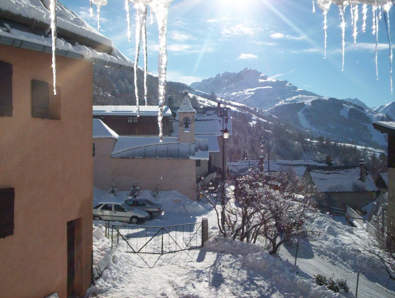 Location Valloire : VUE DU BALCON