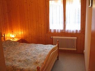 Location Champéry : Chambre parents : lit double