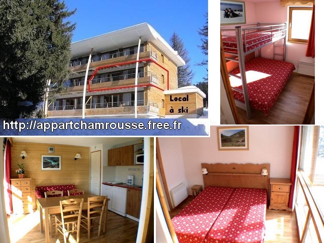Location Chamrousse : Le chalet et les 3 pièces