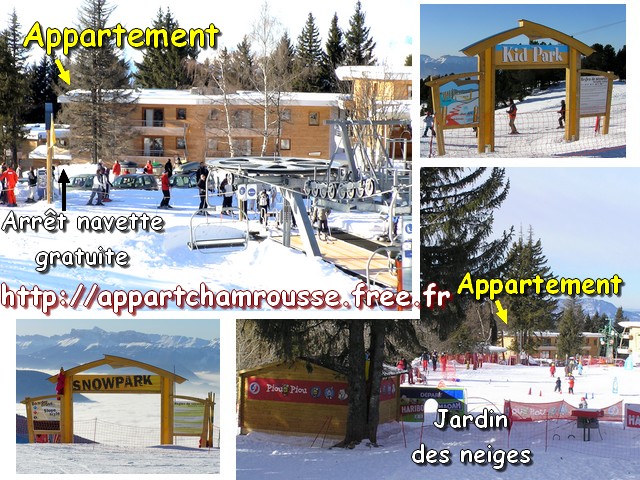 Location Chamrousse : La station l'hiver