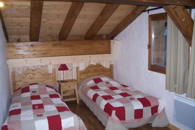 Location Pralognan la Vanoise : chambre 2
