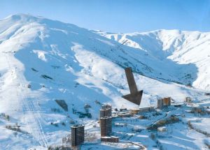 Location Le Corbier : Vue de la station par avion .