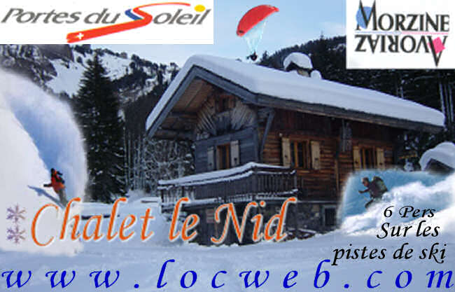 Location Morzine : Chalet individuel le Nid